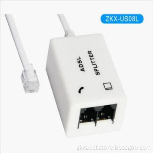 US ADSL Splitter with RJ11 Plug